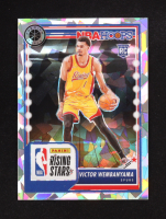 Victor Wembanyama 2023-24 Hoops Premium Stock Ice Prizm #282 RC at PristineAuction.com
