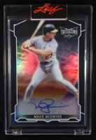 Mark McGwire 2022 Leaf Vibrance Autographs Navy Blue #BAMM2 at PristineAuction.com