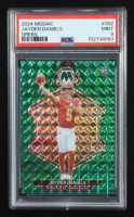 Jayden Daniels 2024 Panini Mosaic Mosaic Green #302 RC (PSA 9) at PristineAuction.com