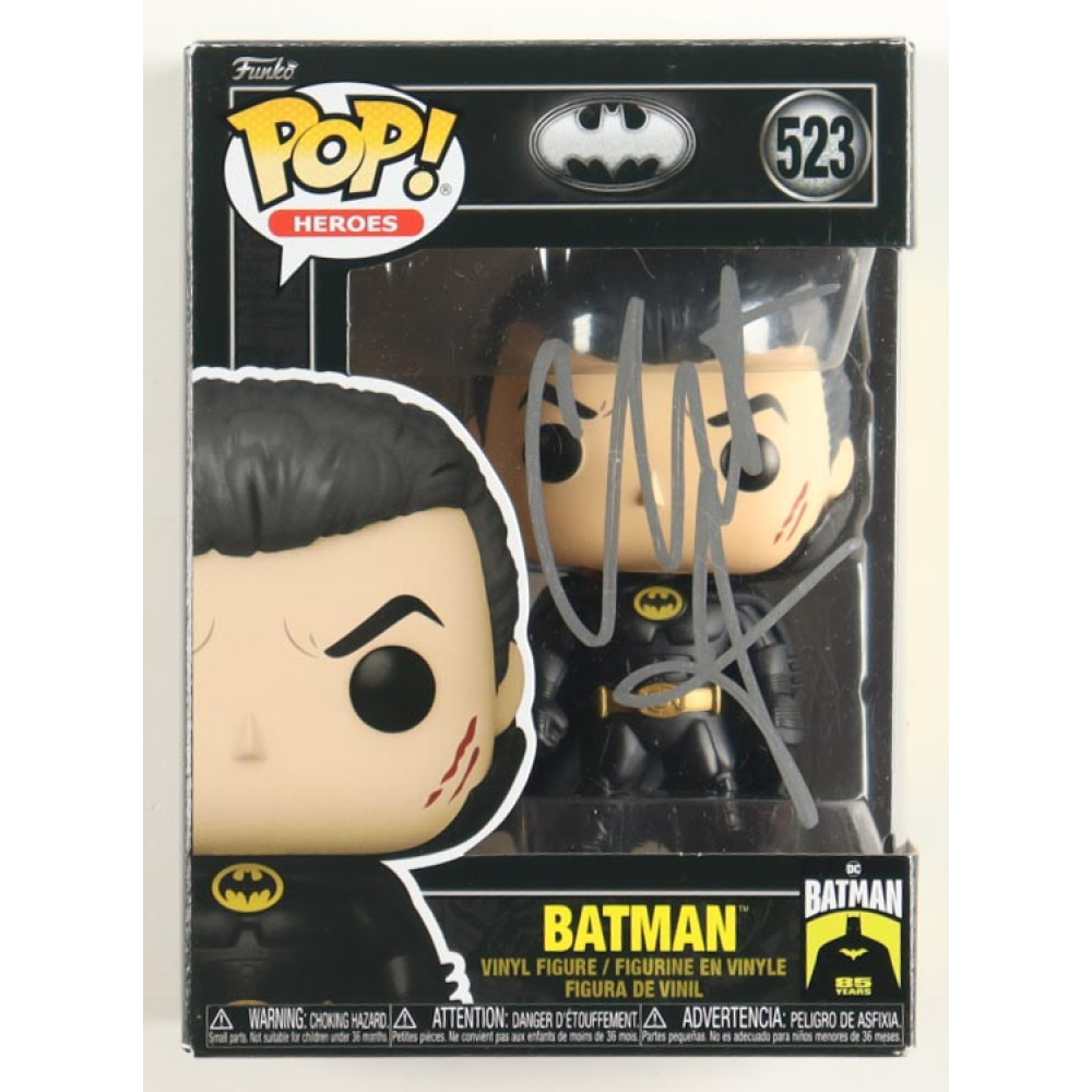 Christian Bale Signed "Batman" #523 Batman Unmasked Funko Pop! Vinyl Figure (AWM) at PristineAuction.com