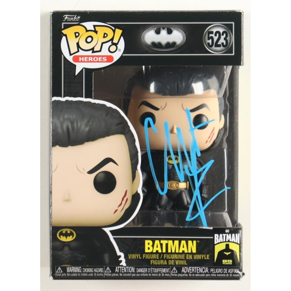 Christian Bale Signed "Batman" #523 Batman Unmasked Funko Pop! Vinyl Figure (AWM) at PristineAuction.com