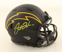 Justin Herbert Signed Chargers Eclipse Alternate Speed Mini Helmet (Fanatics & Beckett) at PristineAuction.com