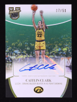 Caitlin Clark 2023-24 Bowman University Now Caitlin Clark Collegiate Campaign Autographs #12AUT RC #12/50 at PristineAuction.com