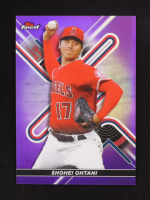 Shohei Ohtani 2022 Topps Finest Refractor Purple #28 #208/250 at PristineAuction.com