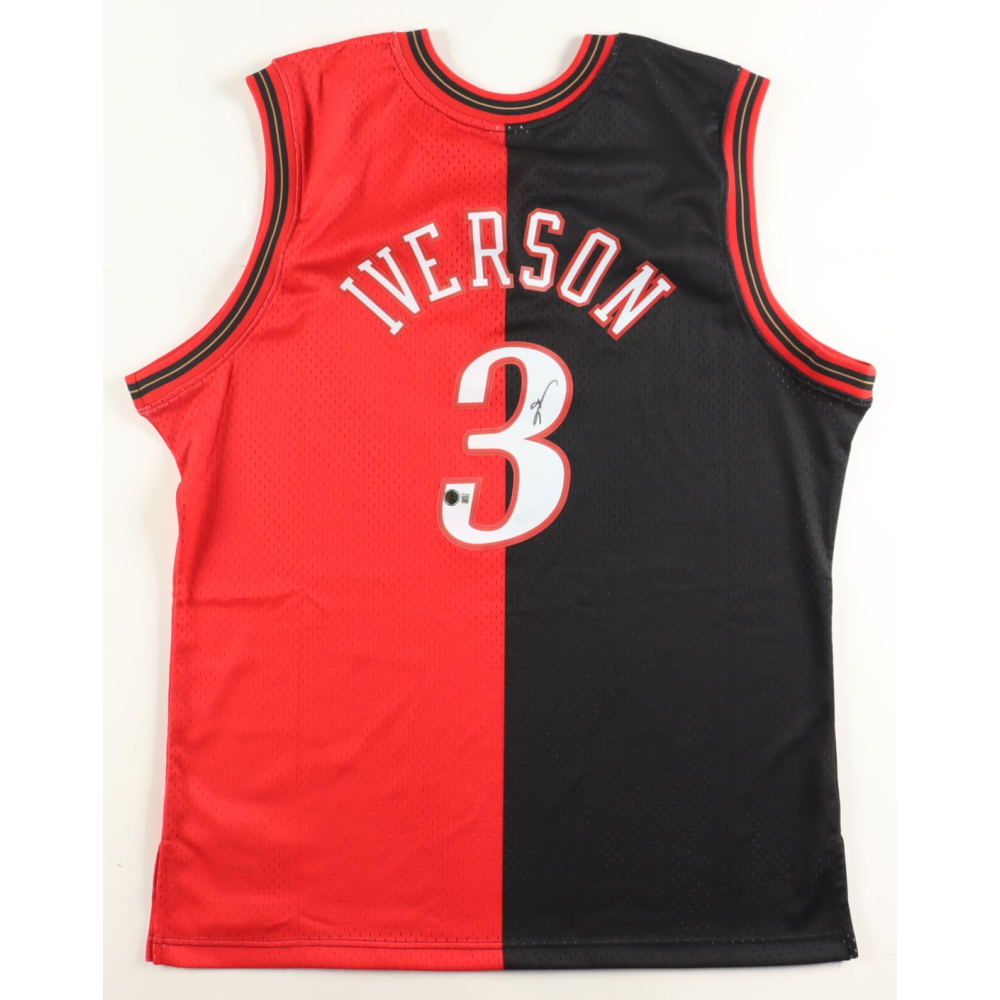 Allen Iverson Signed 76ers Mitchell & Ness Authentic Jersey (Beckett) at PristineAuction.com