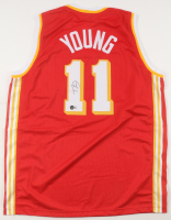 Trae Young Signed Jersey (Beckett) at PristineAuction.com