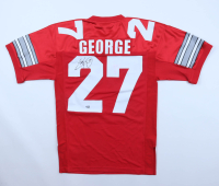 Eddie George Signed Buckeyes Mitchell & Ness Authentic Jersey (Fanatics) at PristineAuction.com