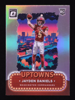 Jayden Daniels 2024 Donruss Optic Uptowns #2 RC at PristineAuction.com
