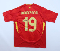 Lamine Yamal Signed Spain Adidas Authentic Jersey (Beckett) at PristineAuction.com