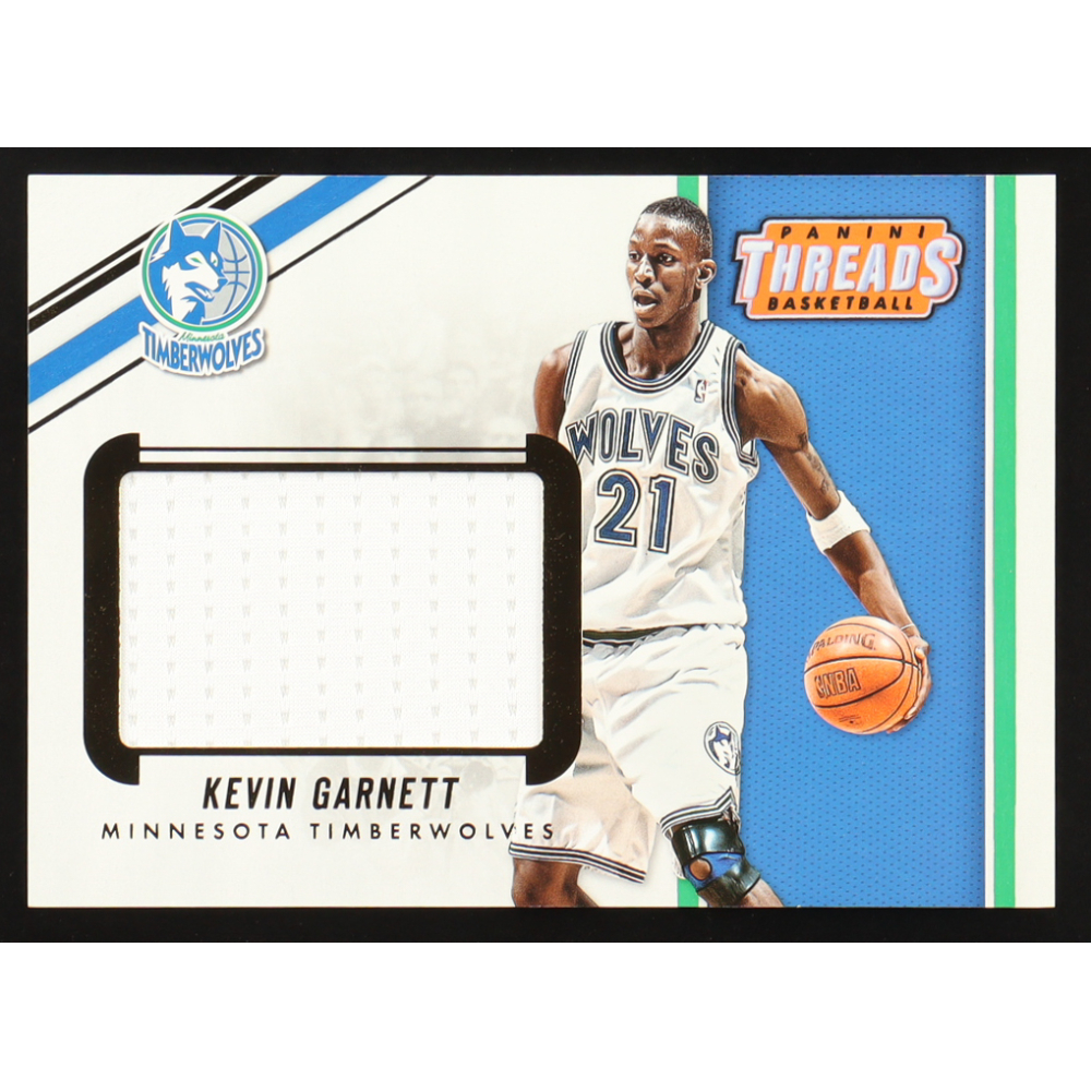 Kevin Garnett 2017-18 Panini Threads Box Topper Memorabilia Jumbo #BTM-KGN at PristineAuction.com