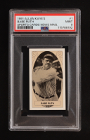 Babe Ruth 1991 Allan Kaye's Sports Cards New Magazine #1 (PSA 9) at PristineAuction.com