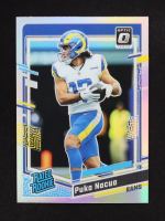 Puka Nacua 2023 Panini Donruss Optic Rated Rookie #238 Holo Prizm RC at PristineAuction.com