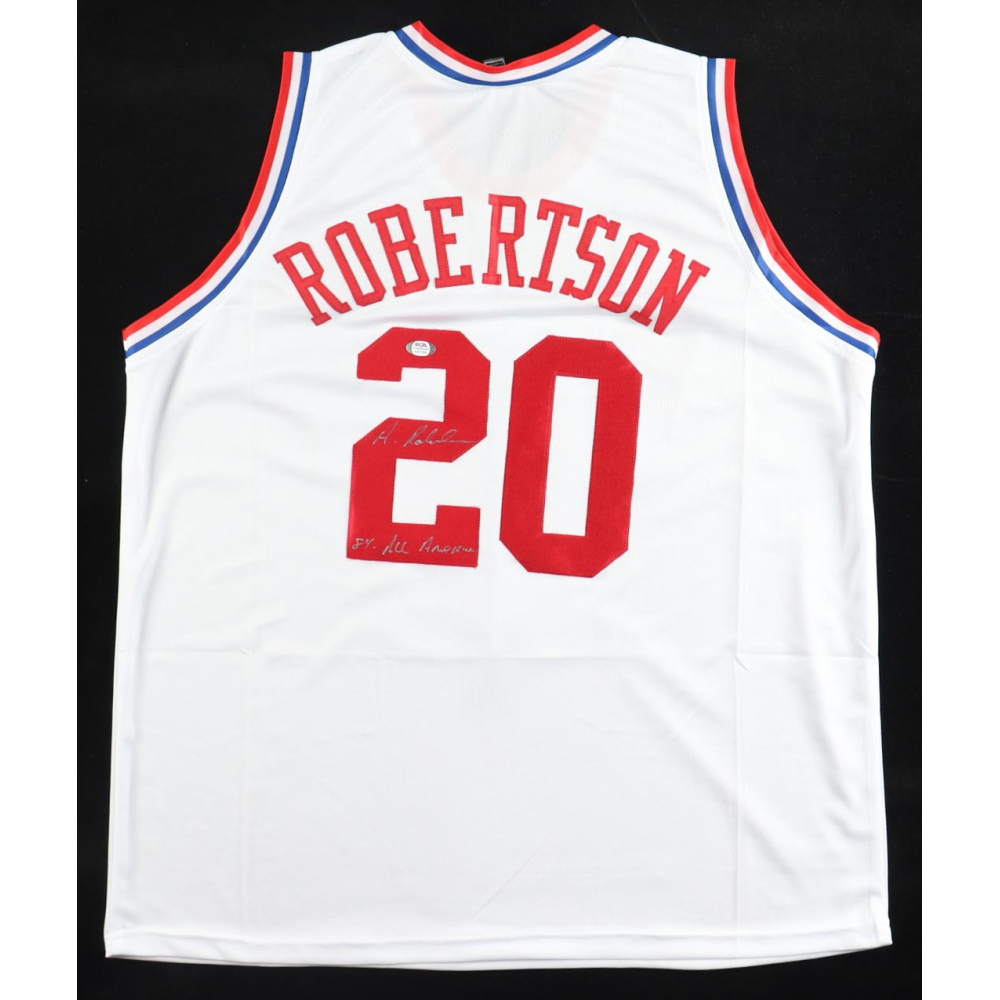 Alvin Robertson Signed Jersey Inscribed "84-All American" (PSA) at PristineAuction.com