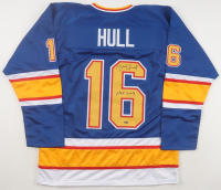 Brett Hull Signed Jersey Inscribed "HOF 2009" (Schwartz) at PristineAuction.com