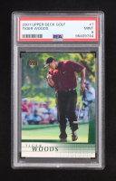 Tiger Woods 2001 Upper Deck #1 RC (PSA 9) at PristineAuction.com
