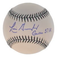 Luis Gonzalez Signed 2001 All-Star Game Logo Baseball Inscribed "Gonzo 57 HR" (JSA) at PristineAuction.com