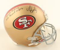 Colin Kaepernick Signed 49ers Full-Size Helmet Inscribed "181 Yds Rushing" & "NFL Record 1/12/13" (TriStar) at PristineAuction.com