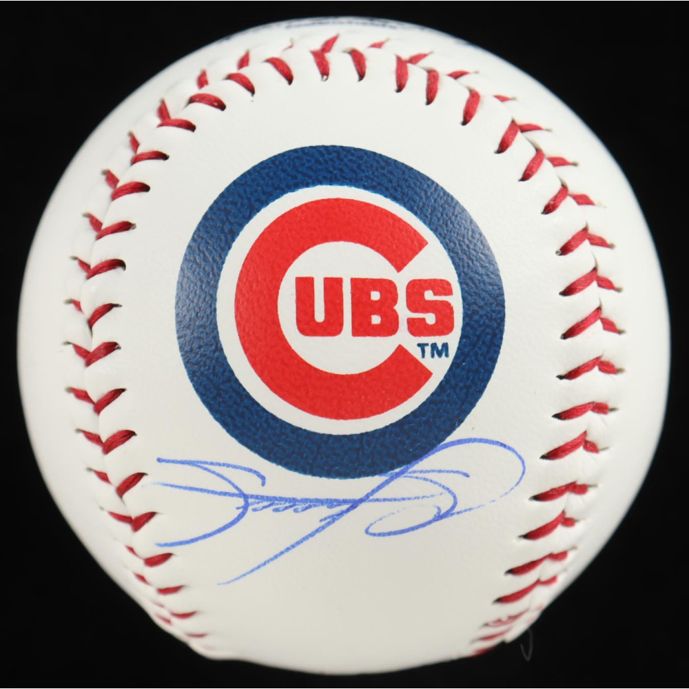 Sammy Sosa Signed Cubs Logo Baseball (AWM) at PristineAuction.com