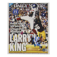 Larry Donnell Signed Giants 8x10 Photo (Beckett) at PristineAuction.com