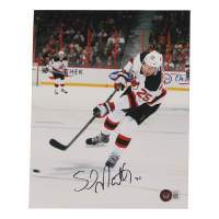 Stefan Matteau Signed Devils 8x10 Photo (Beckett) at PristineAuction.com