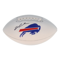 Damar Hamlin Signed Bills Logo Football (Schwartz) at PristineAuction.com
