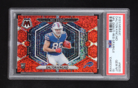 Dalton Kincaid 2023 Panini Mosaic NFL Debut Red Sparkle #20 RC (PSA 10) at PristineAuction.com