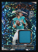 Trevor Lawrence 2023 Panini Spectra Max Impact Materials Neon Blue #22 #21/60 at PristineAuction.com