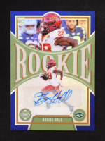 Breece Hall 2022 Panini Legacy Rookies Premium Penmanship AU Sapphire #159 #33/35 RC at PristineAuction.com