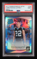 Christian McCaffrey 2017 Donruss Optic Holo #168 RR RC (PSA 9) at PristineAuction.com