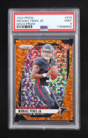 Michael Penix Jr. 2024 Panini Prizm Prizms Orange Disco #378 RC (PSA 9) at PristineAuction.com