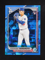 Yoshinobu Yamamoto 2024 Bowman Chrome Sapphire #73 RC at PristineAuction.com