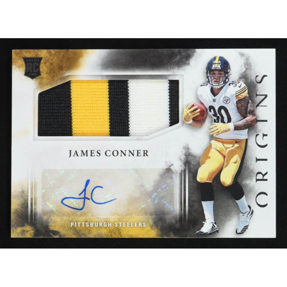 James Conner 2017 Panini Origins #118 JSY AU RC at PristineAuction.com