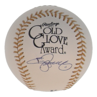 Jimmy Rollins Signed Gold Glove Award Logo Baseball (PSA) at PristineAuction.com