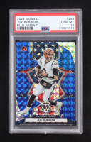 Joe Burrow 2022 Panini Mosaic Mosaic Blue #255 NP #02/99 (PSA 10) at PristineAuction.com