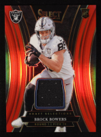 Brock Bowers 2024 Select Draft Selections Memorabilia Prizm Red #8 RC at PristineAuction.com