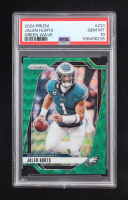 Jalen Hurts 2024 Panini Prizm Prizms Green Wave #231 (PSA 10) at PristineAuction.com