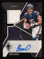 Rome Odunze 2024 Panini Phoenix Rising Rookies Dual Patch Autographs #4 RC #90/149 at PristineAuction.com