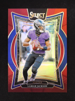 Lamar Jackson 2024 Select Prizm Maroon #35 #004/149 at PristineAuction.com