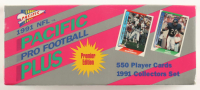 1991 NFL Pacific Pro Plus Premier Edition Set of (550) Football Cards at PristineAuction.com