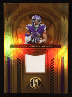 Justin Jefferson 2024 Panini Gold Standard Gold Rush Jerseys #5 #121/299 at PristineAuction.com