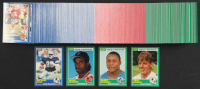 1989 Score Football Complete Set of (338) Cards with Barry Sanders #257 RC, Troy Aikman #270 RC, Deion Sanders #246 RC, Michael Irvin #18 at PristineAuction.com