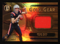 Drake Maye 2024 Panini Gold Standard Gold Gear #4 RC #22/299 at PristineAuction.com