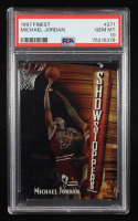 Michael Jordan 1997-98 Finest #271 B (PSA 10) at PristineAuction.com