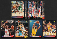 1992-1993 Upper Deck All Star Basketball Set of (40) Cards With Michael Jordan #15, Shaquille O'Neal #34, Wilt Chamberlain #3, Jerry West #10 at PristineAuction.com