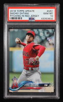 Shohei Ohtani 2018 Topps Update #US1 RC (PSA 10) at PristineAuction.com