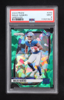 Malik Nabers 2024 Panini Prizm Prizms Green Ice #370 RC (PSA 9) at PristineAuction.com