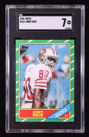 Jerry Rice 1986 Topps #161 RC (SGC 7) at PristineAuction.com