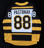 David Pastrnak Signed Bruins Jersey With 2019 Winter Classic Patch (Pastrnak) at PristineAuction.com