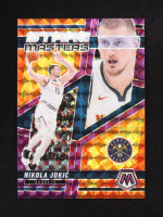 Nikola Jokic 2024-25 Panini Mosaic Stare Masters Mosaic Purple #6 #14/99 at PristineAuction.com