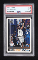 Tim Duncan 1997-98 Topps #115 RC (PSA 9) at PristineAuction.com
